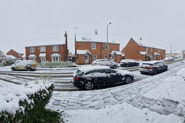 Snow in Corby