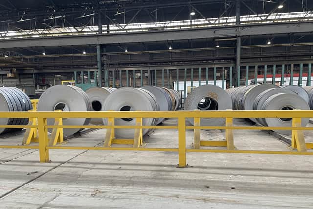 Coil from Port Talbot arrives daily to Corby where it is made into tubes. Image: National World