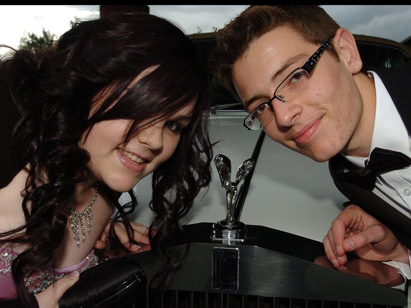 Wrenn School Prom: Maddi McMurray and Sam Homer. 2009