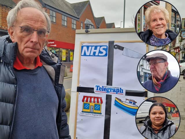 We went to Rushden town centre to find out their priorities and bumped into former MP Peter Bone/National World