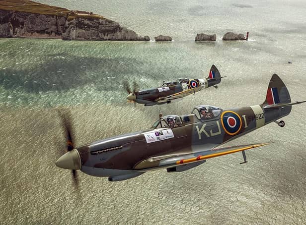 Around 22,000 Spitfires were built for service during the Second World War but only around 50 remain airworthy. Library picture