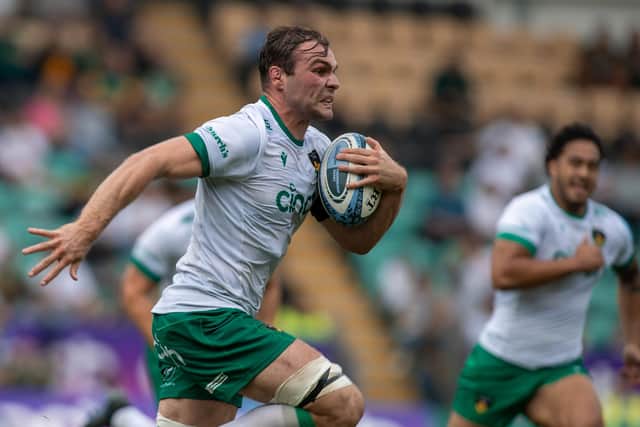 Josh Kemeny in action against Leinster (picture: Ketan Shah)