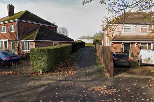 The alleyway where the attack took place was closed for several hours. Image: Google