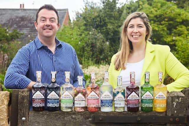 Tom and Tina Warner are celebrating another award for Warner's Distillery in Harrington, near Rothwell