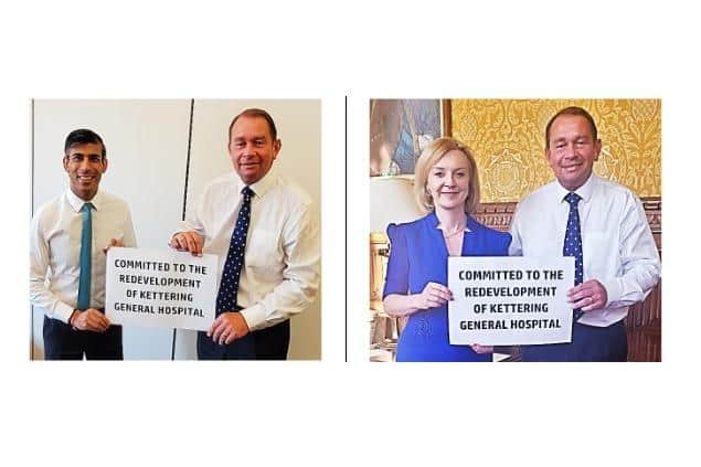 Rishi Sunak and Liz Truss have committed to continuing with KGH's rebuild project