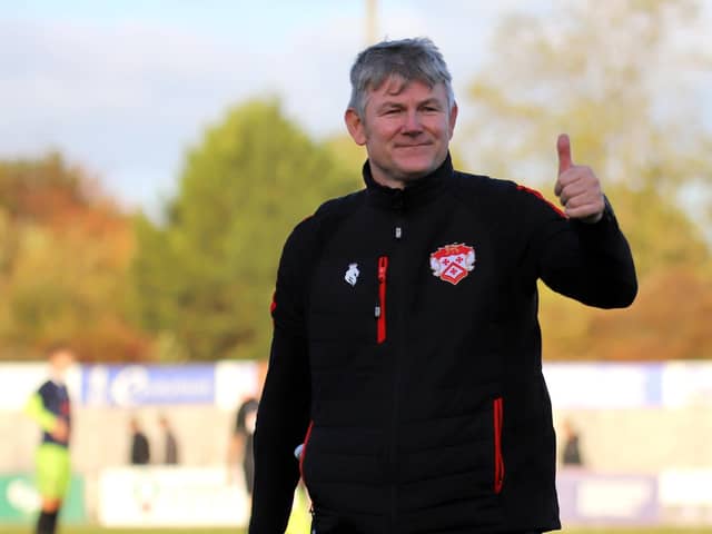 Lee Glover's Kettering Town picked up their first away win of the season