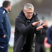 Kettering Town boss Richard Lavery enjoyed last weekend's win over Stratford Town (PIcture: Peter Short)