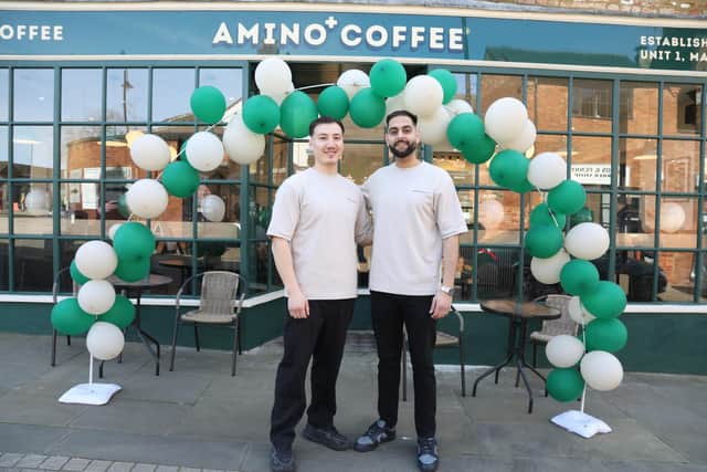 Amino Coffee new cafe in Market Street Kettering owners Abbas Allah and Veeren Sujan /National World