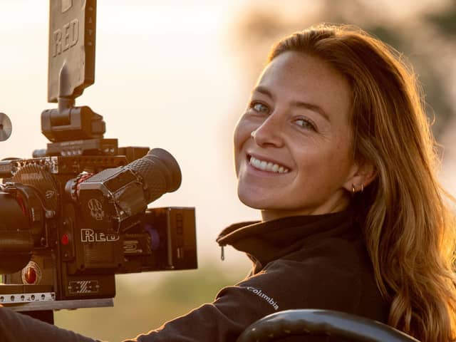 Wildlife camera operator and presenter Anna Dimitriadis (photo: Devon Jenkins)