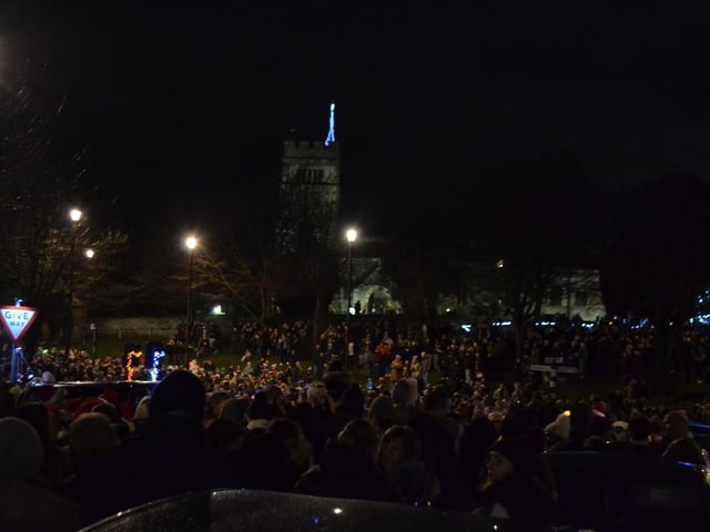 The annual Carols on the Square service saw thousands from Earls Barton and beyond visit the village to sing festive tunes this Christmas Eve