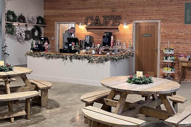 This cafe is also one of the latest additions to Welford Christmas Tree Farm.