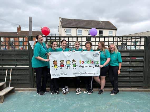 The Nursery Staff Celebrating 10 Years