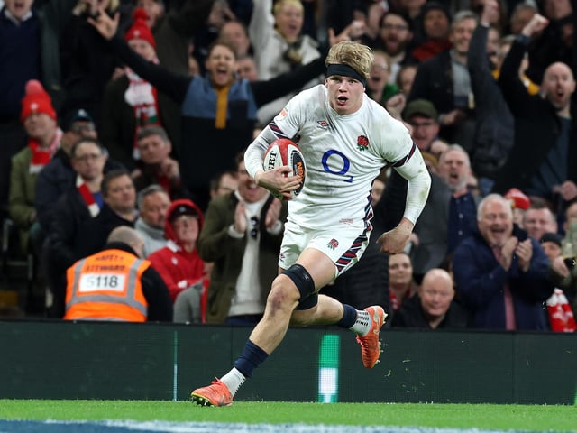 Henry Pollock scored twice on his England debut