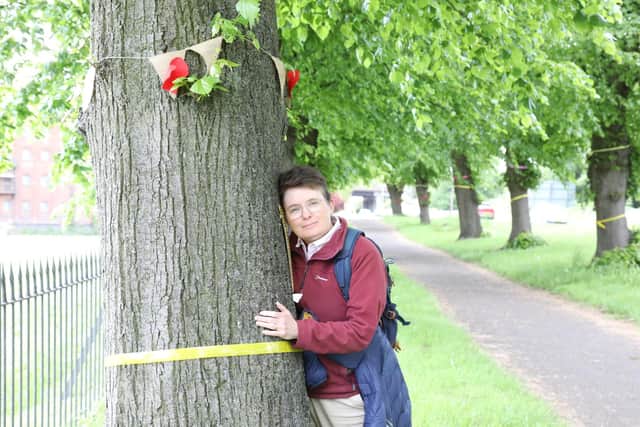 Marion Turner-Hawes has been leading the campaign to protect the Wellingborough Walks trees