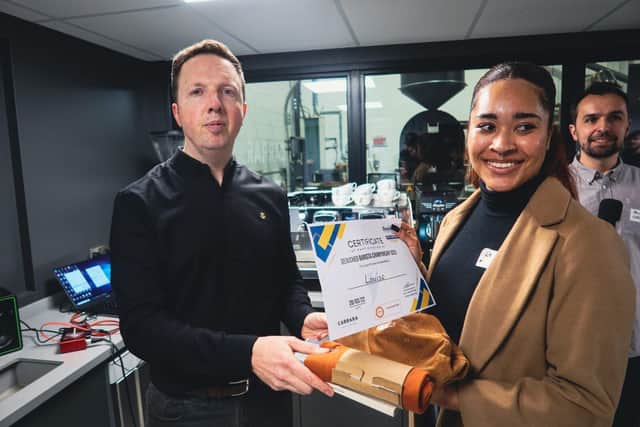All of the baristas won a bag of coffee related goodies and a CPD certificate