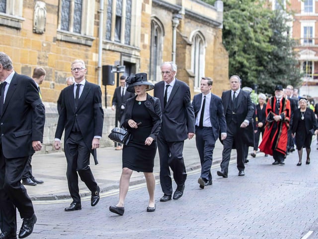 All Saints Church in Northampton hosted a remembrance service for Her Majesty Queen Elizabeth II on Sunday September 18. Pews were full as hundreds attended to pay their respects.