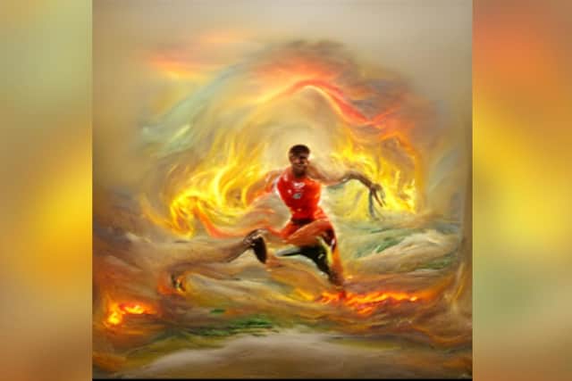 Some of Brendan's artwork. Flames of Passion: Lloyd Cowan