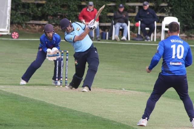 Action from Loddington & Mawsley's three-wicket defeat at Wollaston in Northants Cricket League Division One (Picture: Finbarr Carroll)