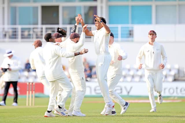 Kent claimed victory at the County Ground