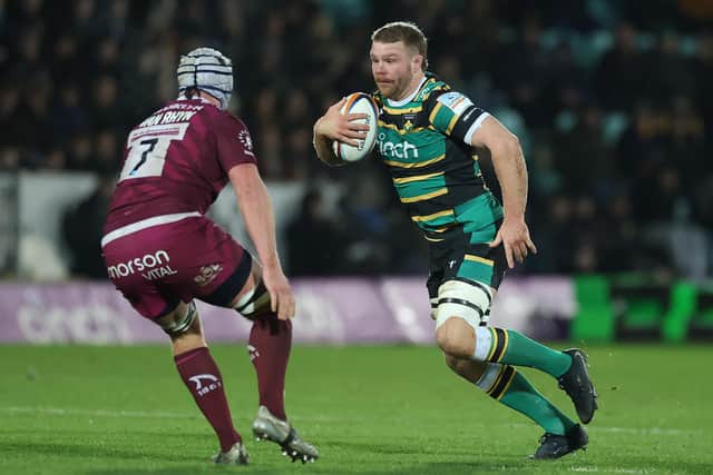 Callum Chick captains Saints at Bath (photo by David Rogers/Getty Images)