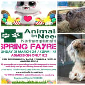 Animals In Need is holding its spring fair on Sunday, March 31