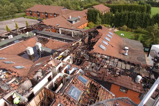 The Best Western Rockingham Forest Hotel suffered a catastrophic fire in 2006