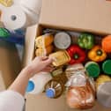 Essential food bank donations