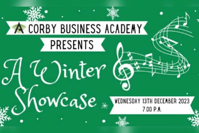 The event will be held at the school in the main theatre, on Wednesday December 13
