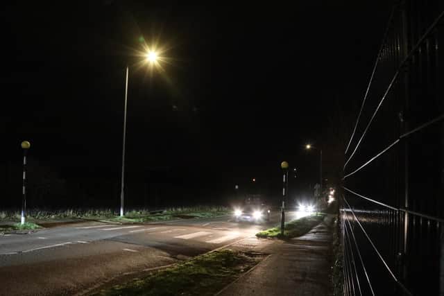 Kettering - LED street lights Deeble Road appear more dim that the previous bulbs according to residents/National World