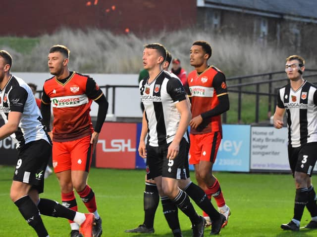Kettering Town suffered a sixth away defeat in a row in the Vanarama National League North at Chorley last weekend. Picture by Paul Cooke/Poppies Media