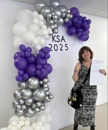 Alexandra Schrik celebrates A Level results