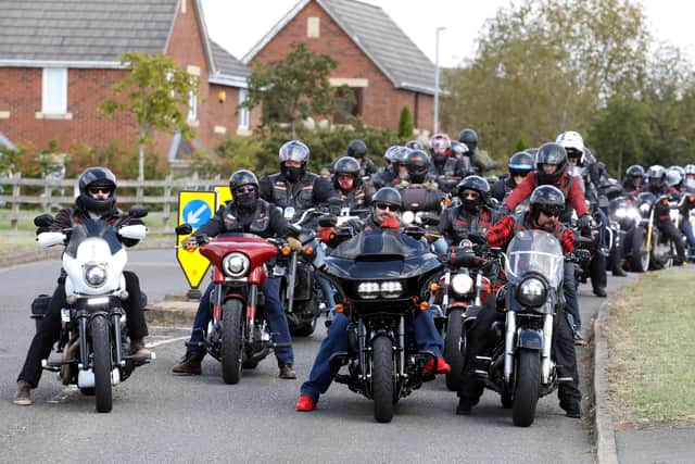 File picture - motorcyclists in Corby September 2019/National World