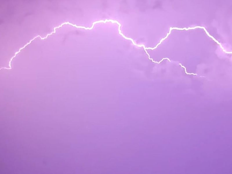 Your photos of the thunderstorms in north Northamptonshire