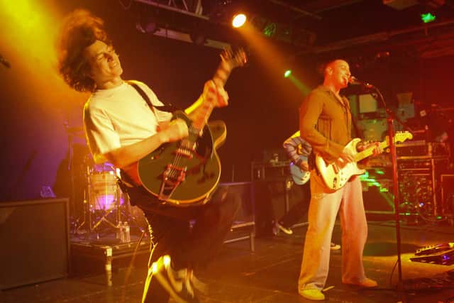 Sea Girls on stage at the Roadmender in Northampton. Photo by Kitty Hill.