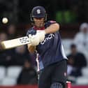 Chris Lynn smashed a superb 110 not out for the Steelbacks in their win over Leicestershire Foxes