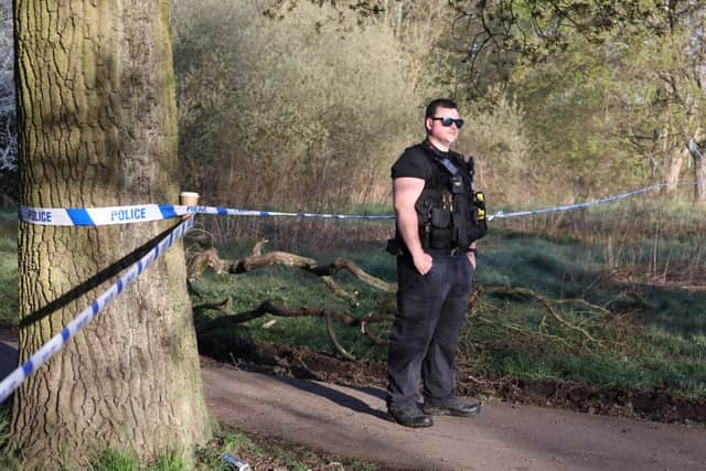 Police at cordon in Wescott Way/National World