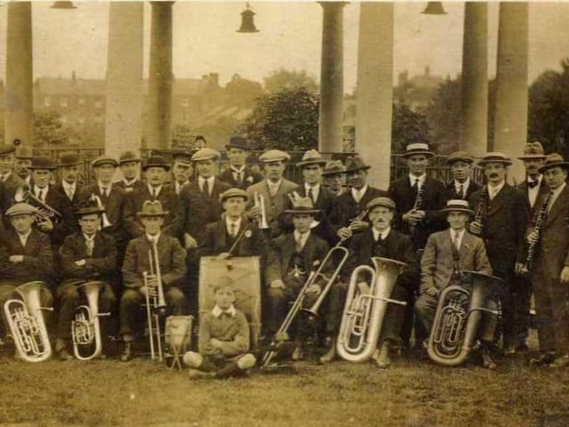 Wellingborough Town Military Band c1920