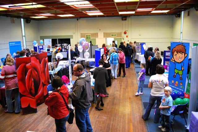 A previous year's 'baby roadshow' event held at KGH in the same venue.