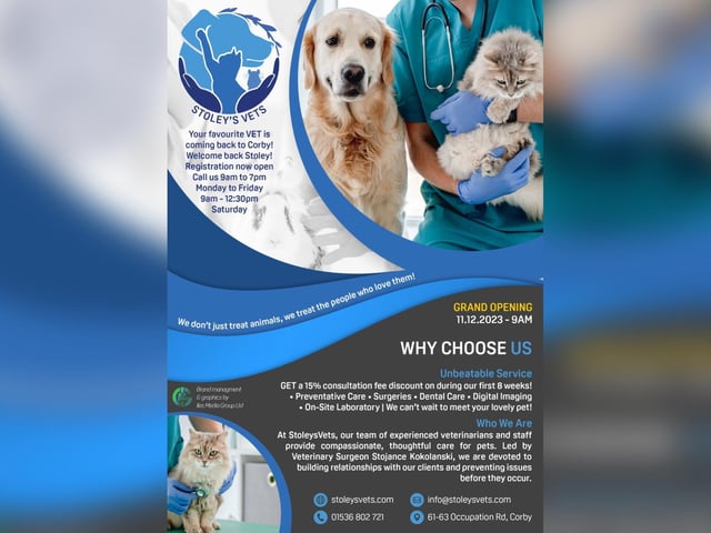 Stoley's Vets flyer