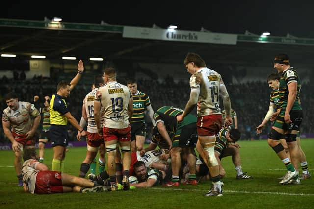 Callum Chick finished the job for Saints against Scarlets (photo by Shaun Botterill/Getty Images)