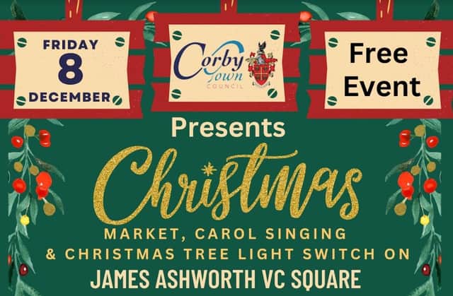 The Corby Town Council Christmas Market takes place on December 8.