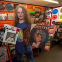 Spun Out owner Chris Kent pictured with a selection of 2022's Record Store Day releases.
