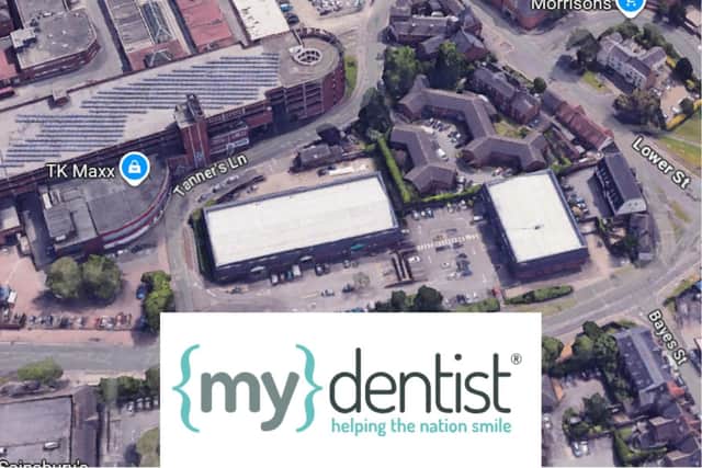 MyDentist has applied for planning permission in Kettering town centre/Google