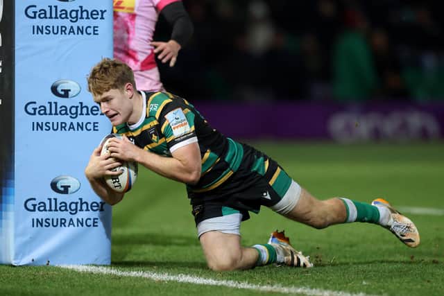 Fin Smith scored for Saints (photo by David Rogers/Getty Images)
