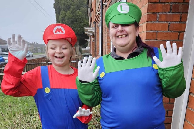 Mel Childs sent in this picture of Mario and Luigi