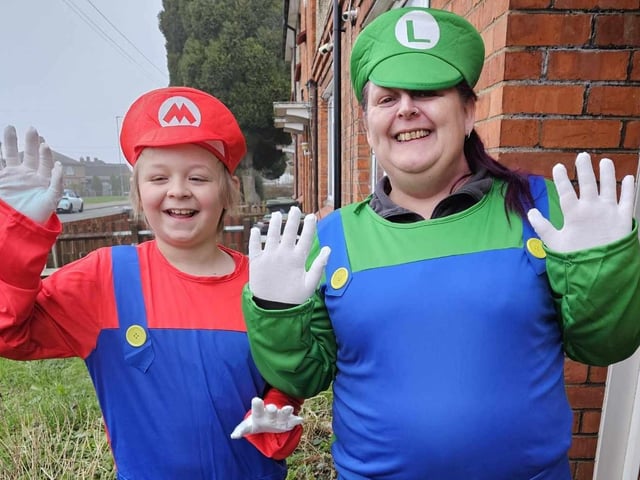 Mel Childs sent in this picture of Mario and Luigi