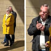 Ainslie Davies lights a cigarette outside court after she was told she would not have to go to jail. Image: National World