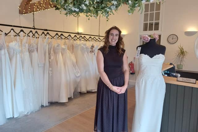 Katie took over the shop on September 1 and opened Bridal on Saturday, September 5
