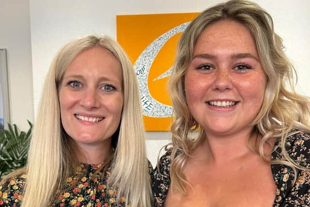 Elsby & Co managing director Claire Emery with senior accountant Lydia Wright
