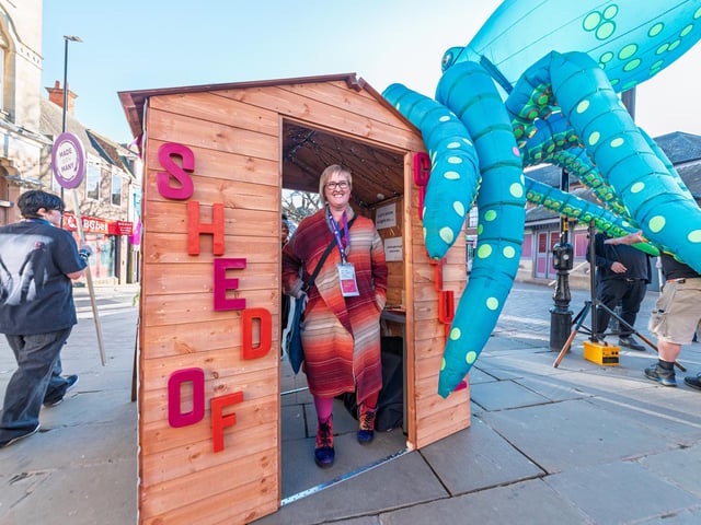 Designed by The Creative Place and CANVAS, The Shed of Culture offered a pop-up creative space that celebrated community memories